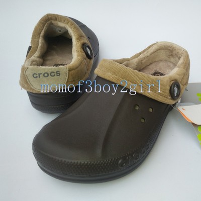 corduroy lined crocs